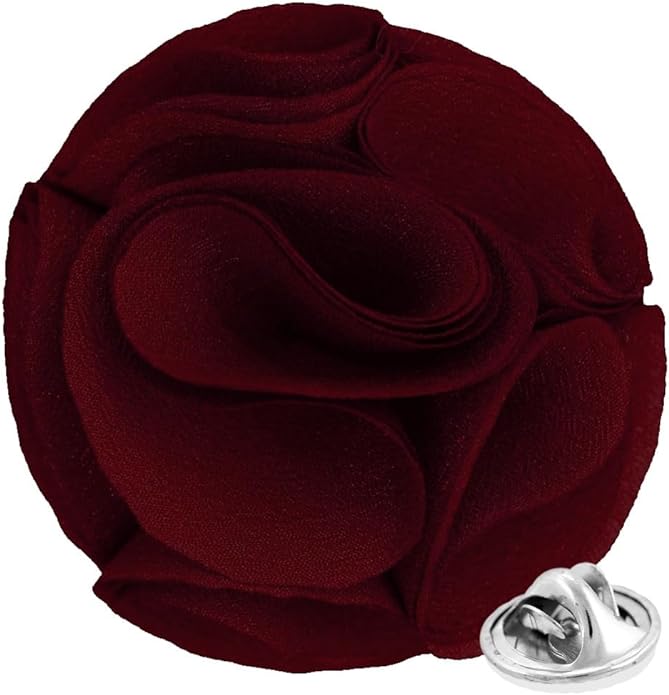 Vittorio Vico Unisex Rose Flower Lapel Pin