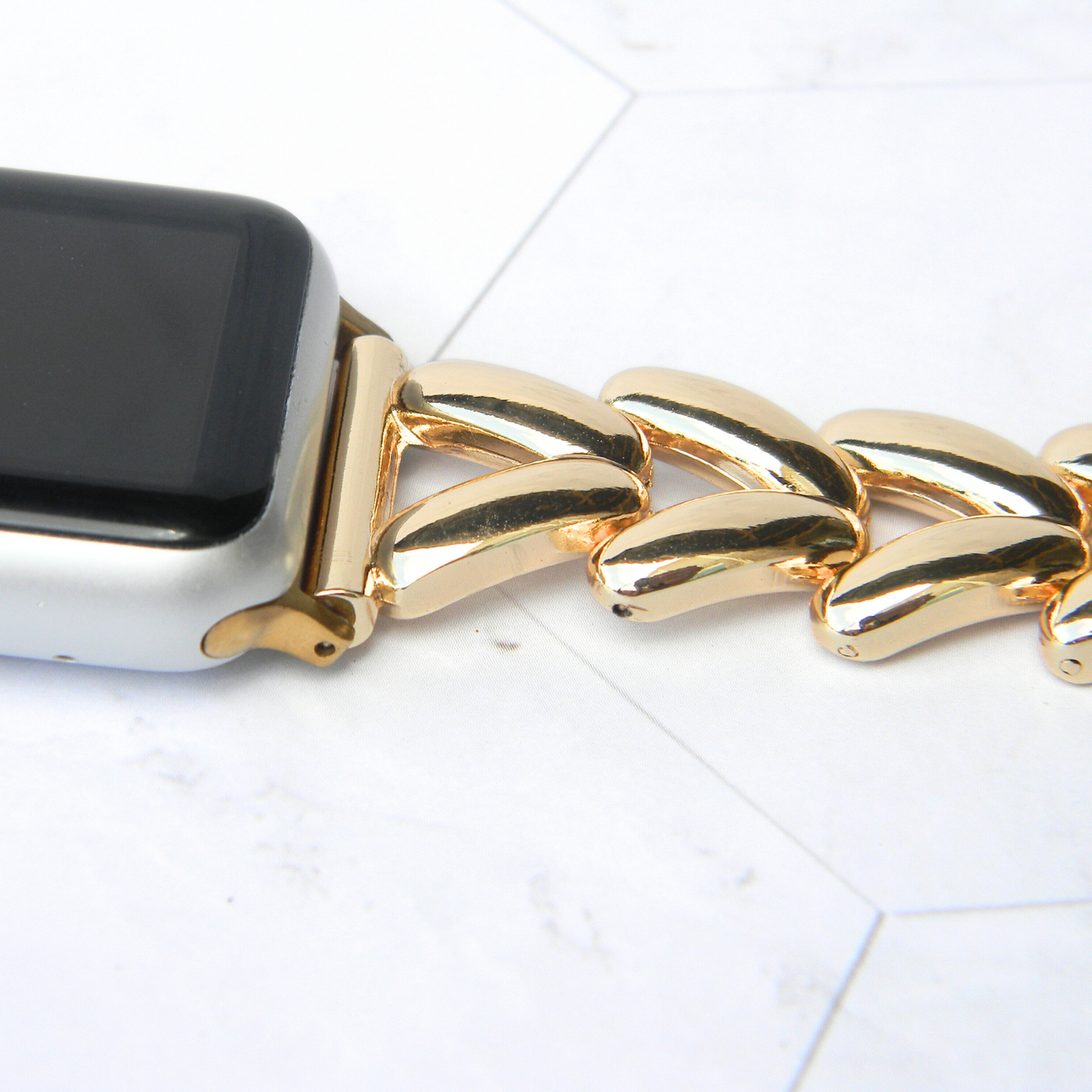 Stainless Steel - V Band - Watchband for Apple Watch