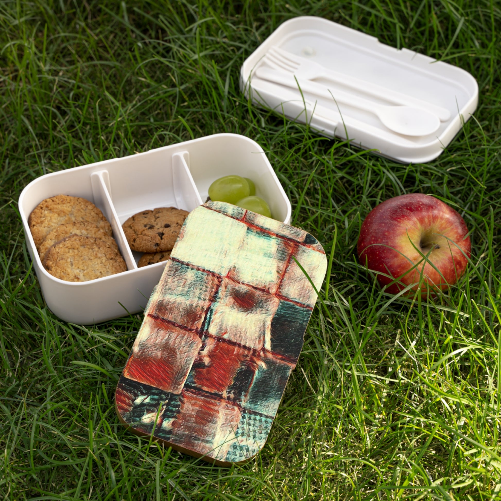 Bento Lunch Box -"Square Dance" - Premium Lunch Box from Concordia Style Boutique - Just $45.88! Shop now at Concordia Style Boutique