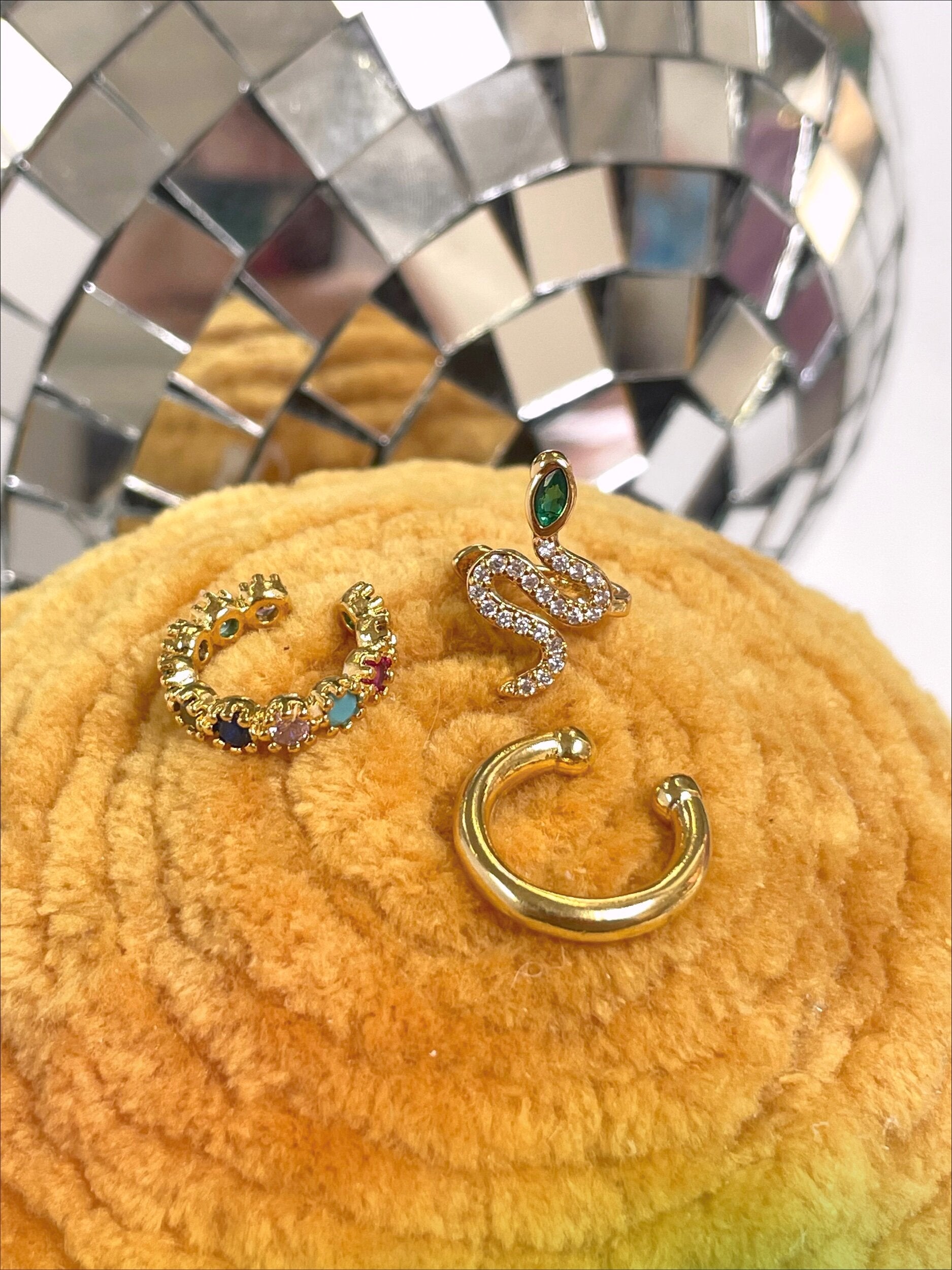 Snake CZ Jewel Cuff - Concordia Style Boutique