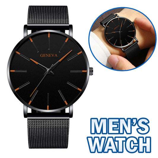 Waterproof Men's Watch Stainless Steel Quartz Analog Wristwatches Sport Fashion - Premium Watches from Concordia Style Boutique - Just $33.87! Shop now at Concordia Style Boutique