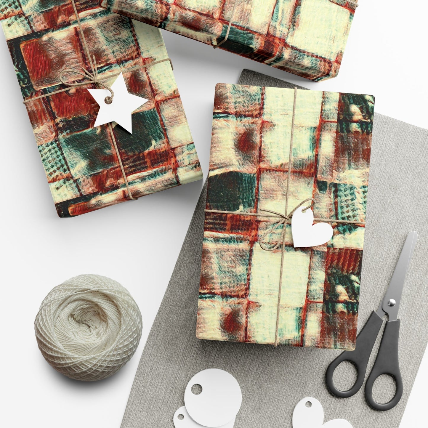 Gift Wrap Paper - Square Dance - Premium gift wrap paper from Concordia Style Boutique - Just $14.98! Shop now at Concordia Style Boutique