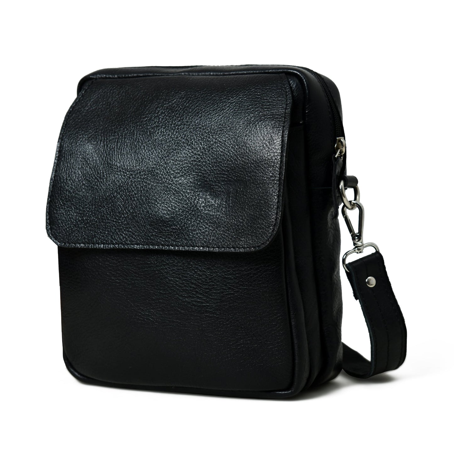 Enzo Black Side Messenger - Concordia Style Boutique