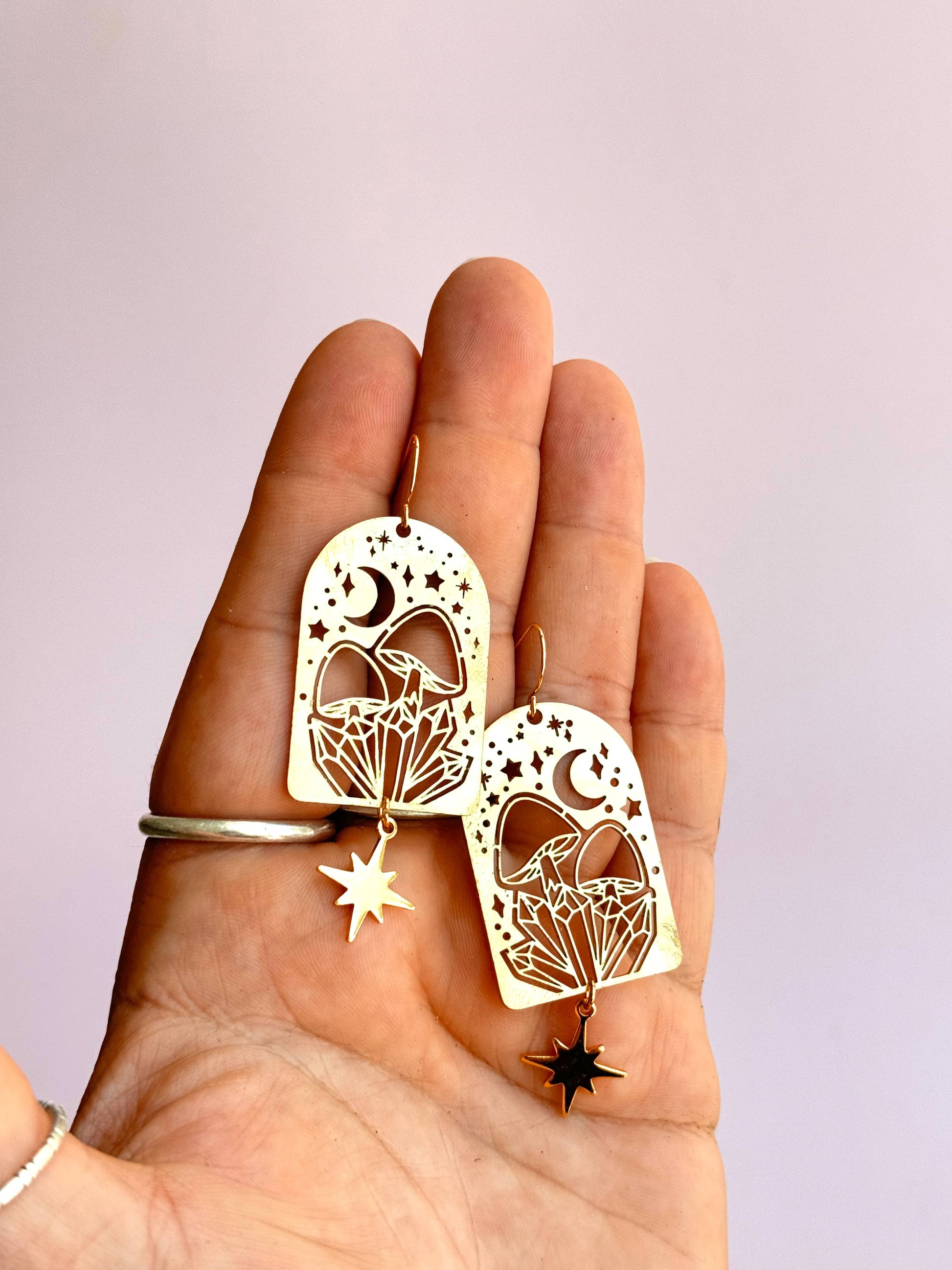 Sleepy Hollow Brass Dangles - Concordia Style Boutique
