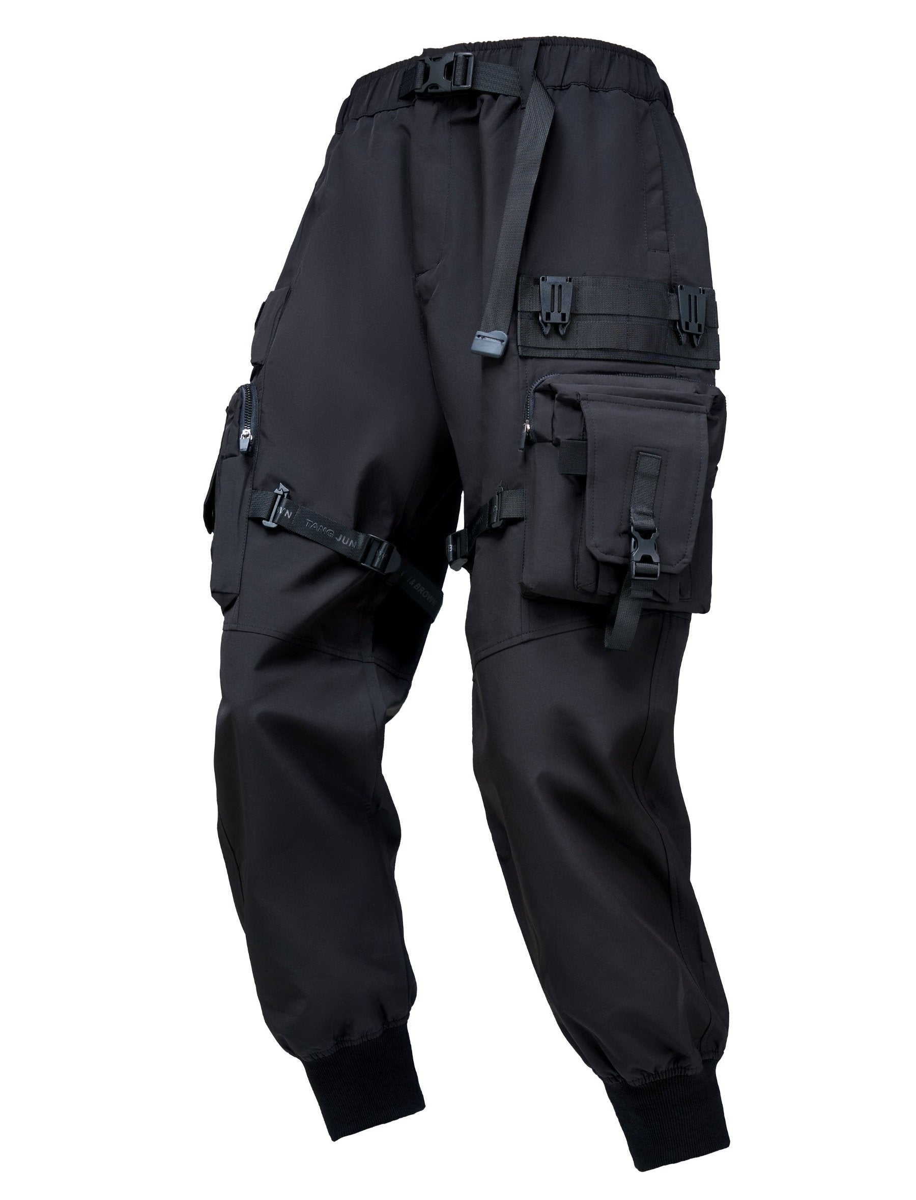 IBP440 Matte Black Paratrooper Joggers - Concordia Style Boutique