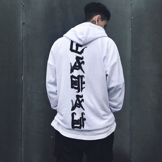 YEH3 White Japanese Demon Hoodie - Concordia Style Boutique