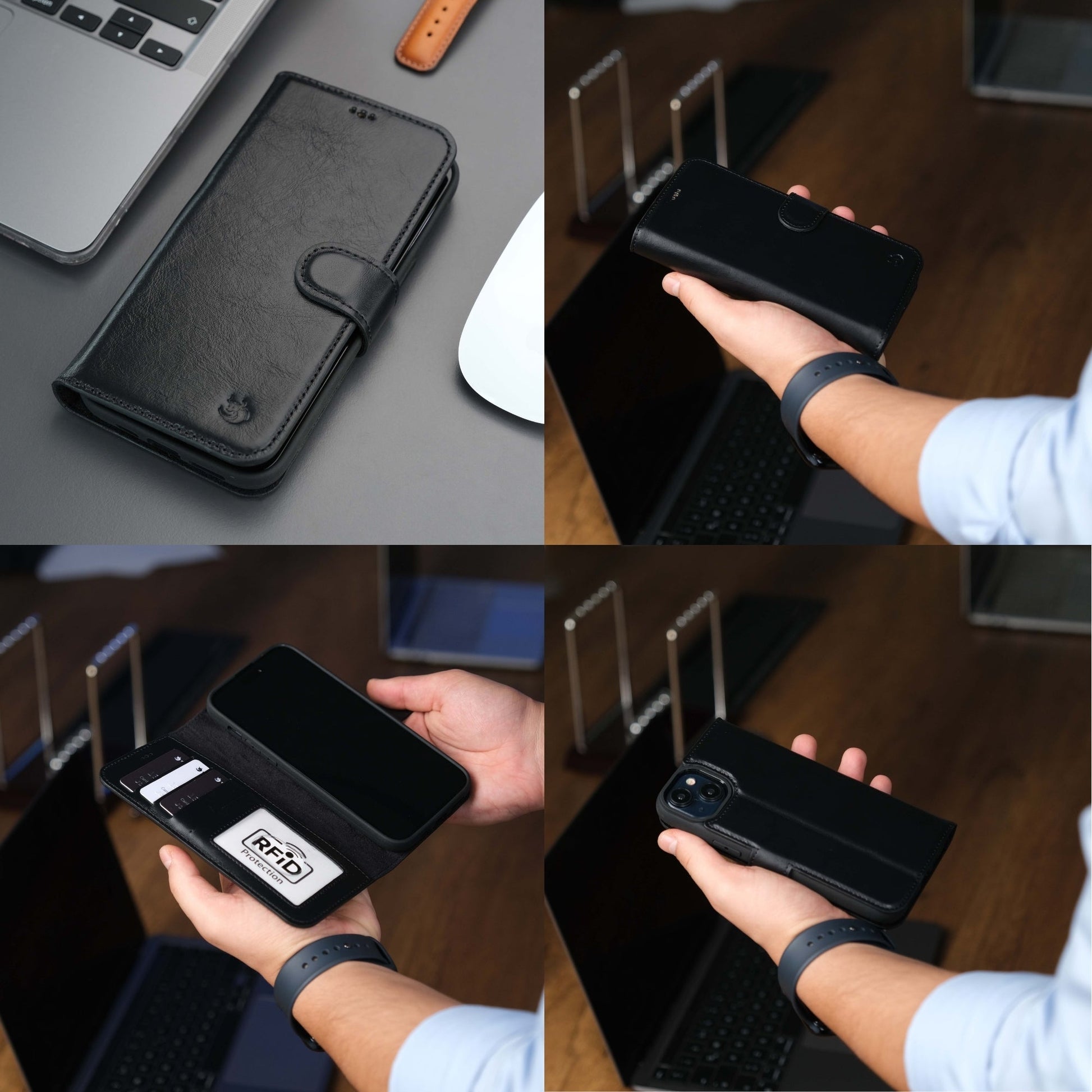 Casper iPhone 16 Plus Wallet Case Leather MagSafe - Concordia Style Boutique