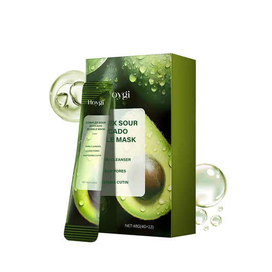 Hoygi Avocado Cleansing Bubble Mask - Gentle And Non-Tight Cleansing Mask - Moisturizing Hydrating  Mask - Premium Avocado Cleansing Bubble Mask from Concordia Style Boutique - Just $14.68! Shop now at Concordia Style Boutique