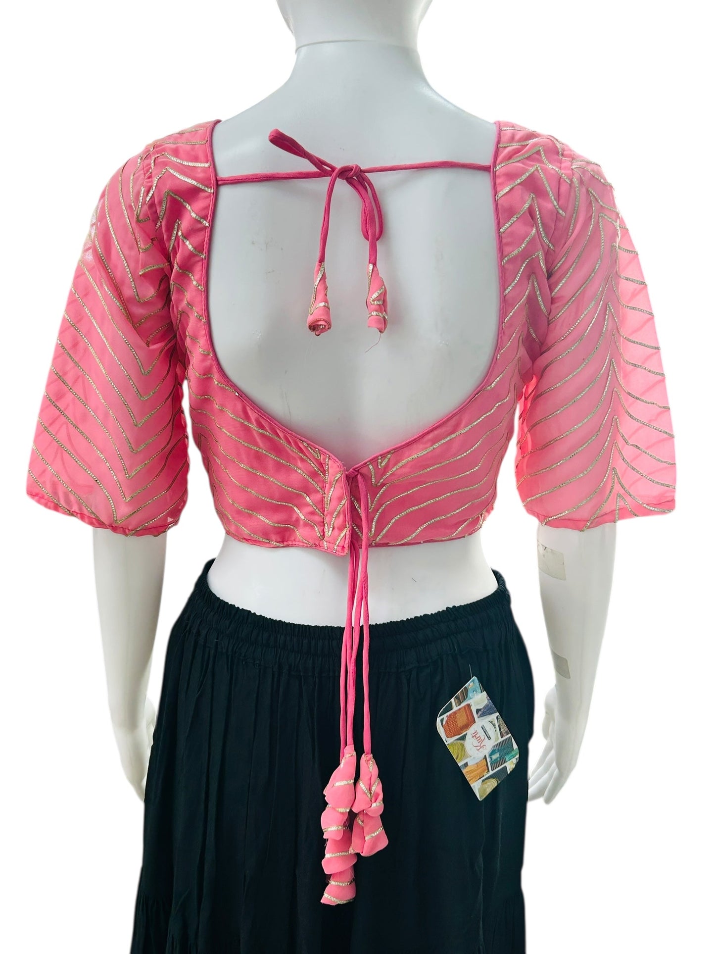 Chiffon blouse : light pink