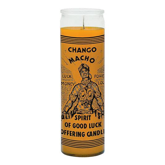 7 day Chango Macho Candle / Spirit of Good Luck - Concordia Style Boutique