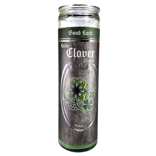 7 Day Glass Ritual Candle - Lucky Clover - Jasmine - Concordia Style Boutique