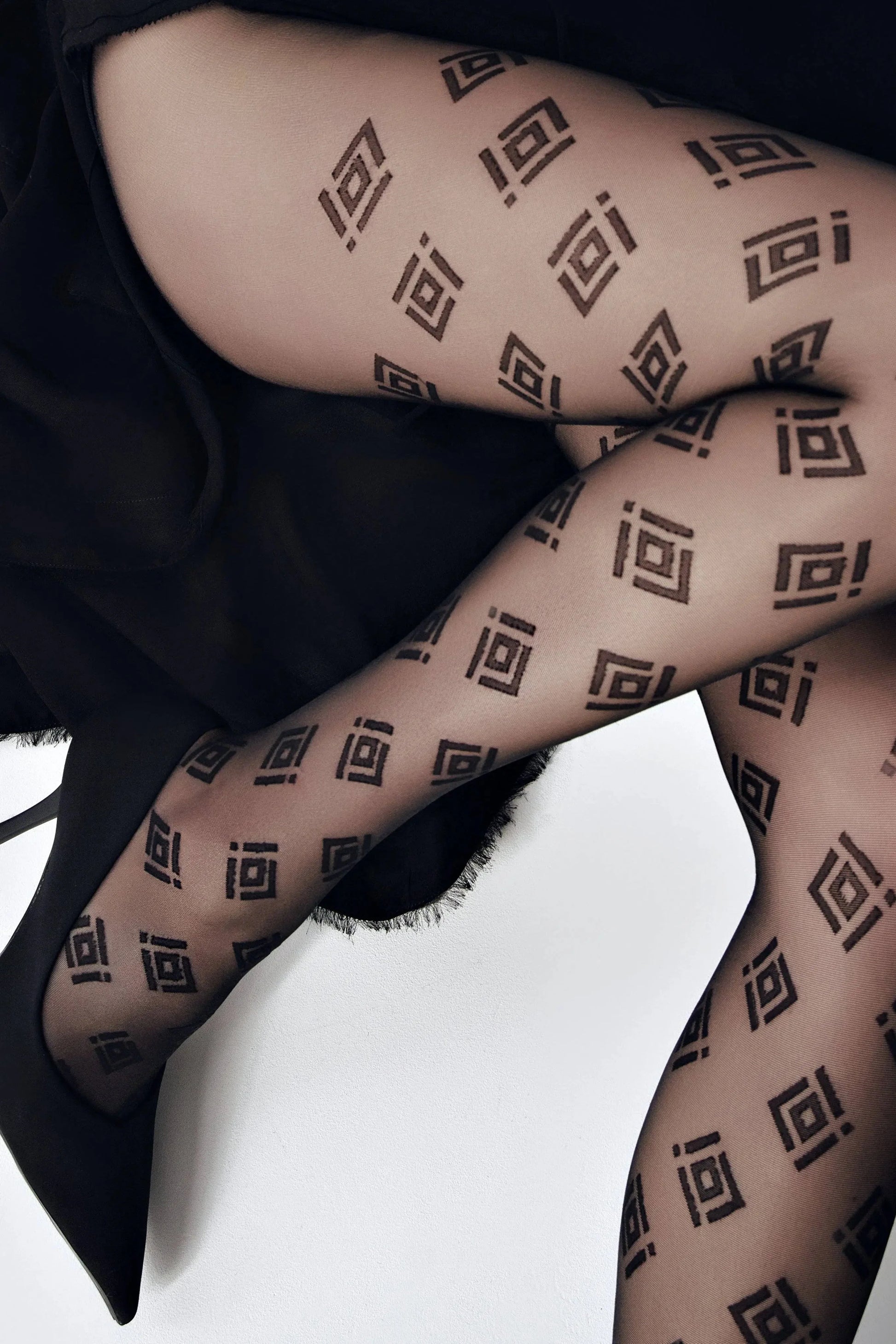 Fantasy Tights Conte Ingrid - Geometric Pattern - Concordia Style Boutique