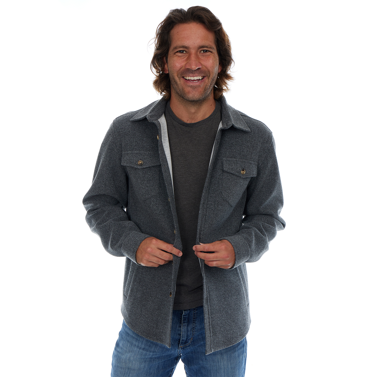 Bentley Heavy Faux Wool Work Shirt