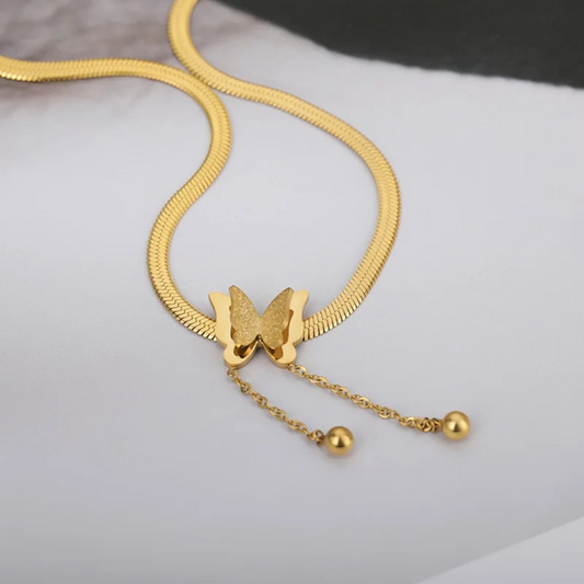 BUTTERFLY CHARM NECKLACE - Concordia Style Boutique