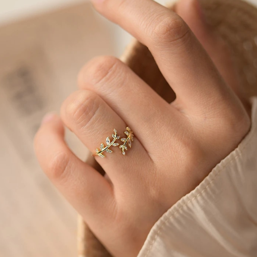 OLIVE BRANCH RING (ADJUSTABLE) - Concordia Style Boutique