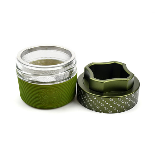 4 Piece Aluminum Herb Grinder | AITH v.I – OG - Repeat Pattern - Concordia Style Boutique