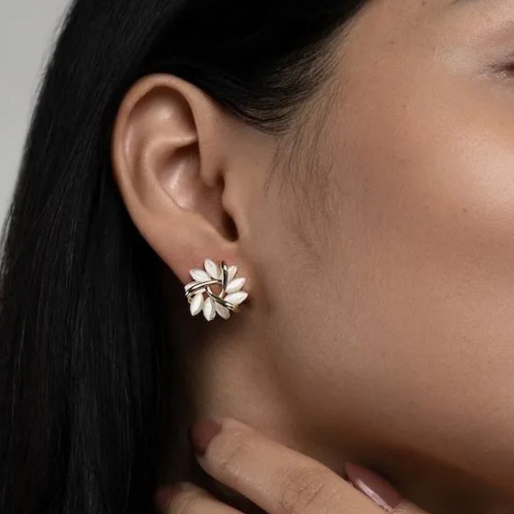 OPAL PETAL STUD EARRINGS (PAIR) - Concordia Style Boutique