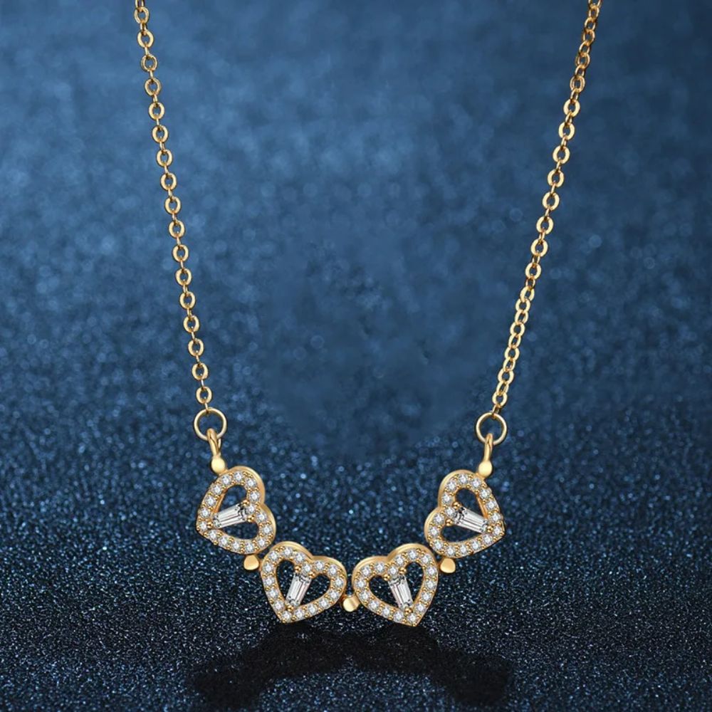 FOUR-WAY HEART NECKLACE - Concordia Style Boutique