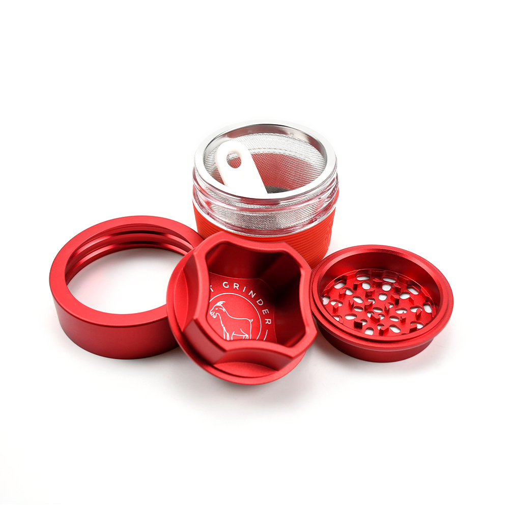 4 Piece Aluminum Herb Grinder | AITH v.I – OG - Concordia Style Boutique