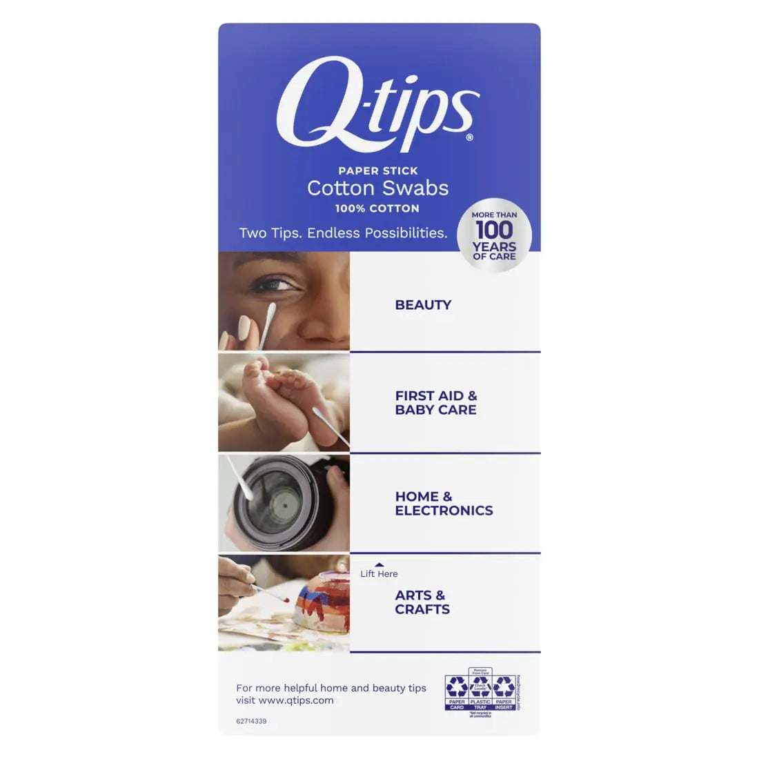 Q-tips Cotton Swabs - Premium Cotton Swabs from Concordia Style Boutique - Just $14.36! Shop now at Concordia Style Boutique