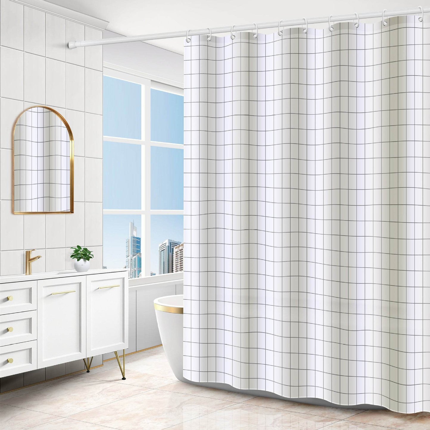 PEVA Anti-mildew Shower Curtains - Concordia Style Boutique