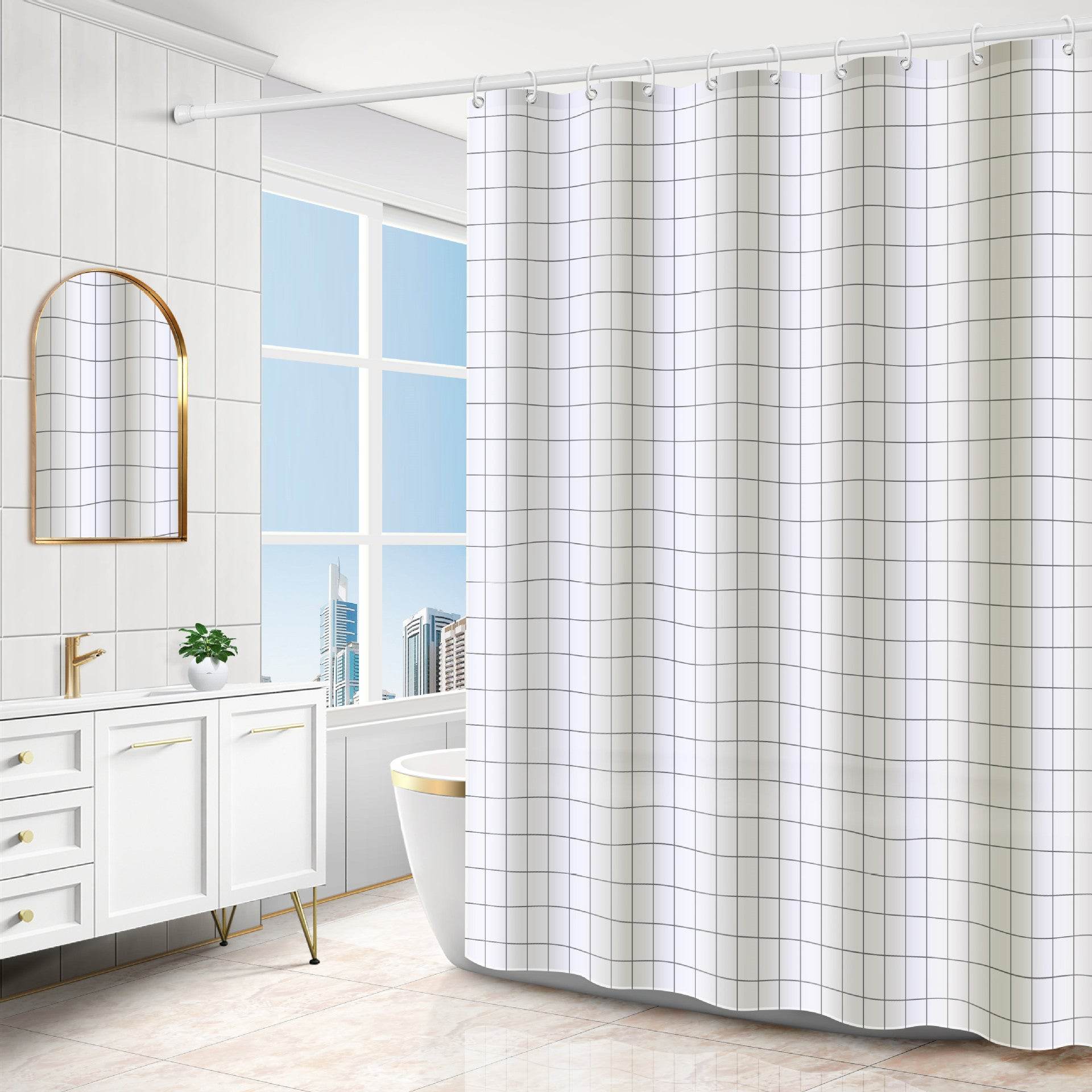 PEVA Anti-mildew Shower Curtains - Concordia Style Boutique