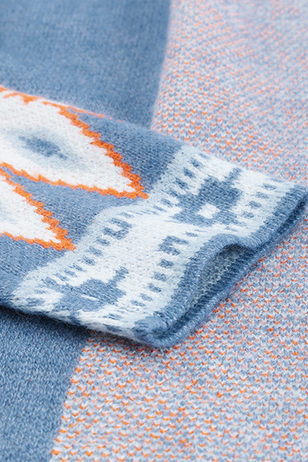 Ariah Aztec Print Open Front Knitted Cardigan - Concordia Style Boutique