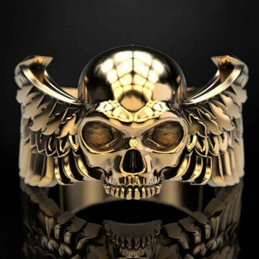 Mens Fashion Punk Skull Ring for Men