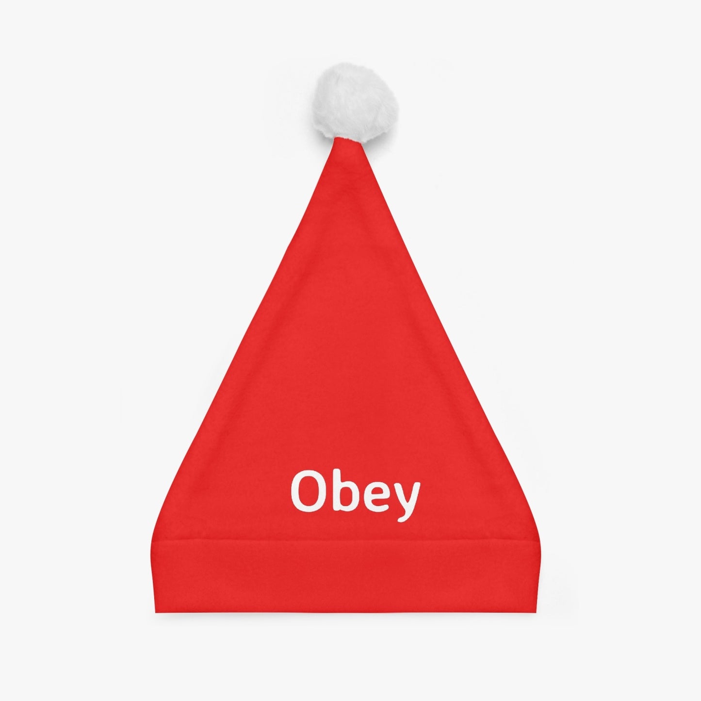 Christmas Santa Hat - Obey and Submit - Premium Christmas Santa Hat from Concordia Style Boutique - Just $12.75! Shop now at Concordia Style Boutique