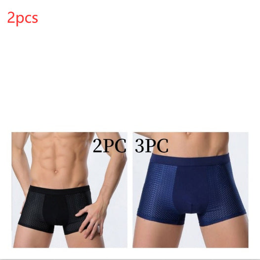 Ice Silk Men's Underwear / Mesh Boxer - Premium Ice silk men's underwear mesh boxer from Concordia Style Boutique - Just $11.67! Shop now at Concordia Style Boutique