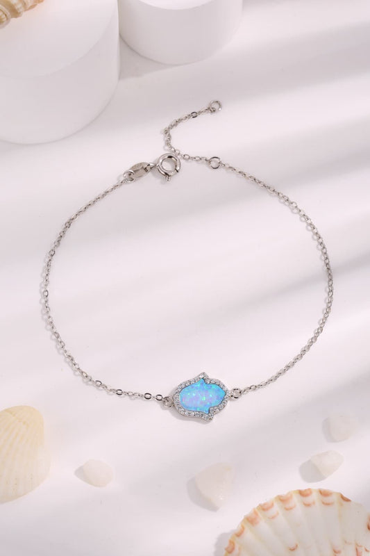 Opal 925 Sterling Silver Bracelet - Concordia Style Boutique