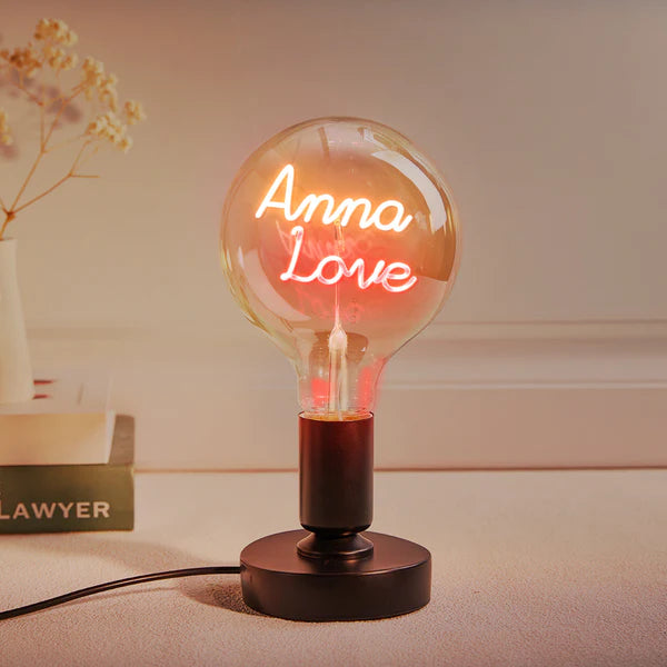 Personalized Custom  Vintage Edison Led Filament Modeling Lamp with Custom Text - Soft Light Bulbs- Decorative Colorful Lights Led - Personalized Gift - Premium Lamp from Concordia Style Boutique - Just $25.20! Shop now at Concordia Style Boutique