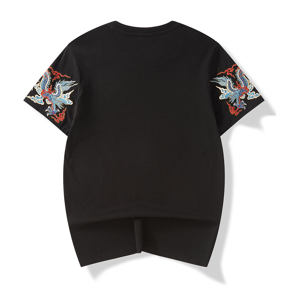 KH691 Raging Dragons Embroidery Tee - Concordia Style Boutique