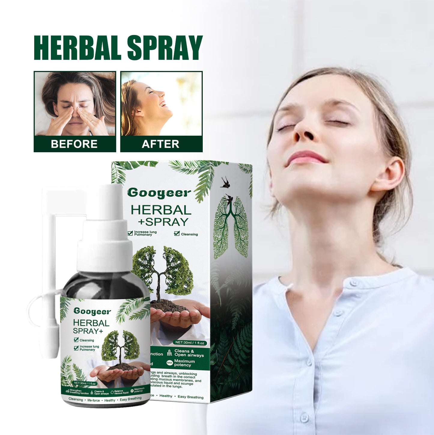 Herbal Lung Cleansing Spray / Herbal Lung Cleanse Mist - Premium Herbal Lung Cleansing Spray from Concordia Style Boutique - Just $20.56! Shop now at Concordia Style Boutique