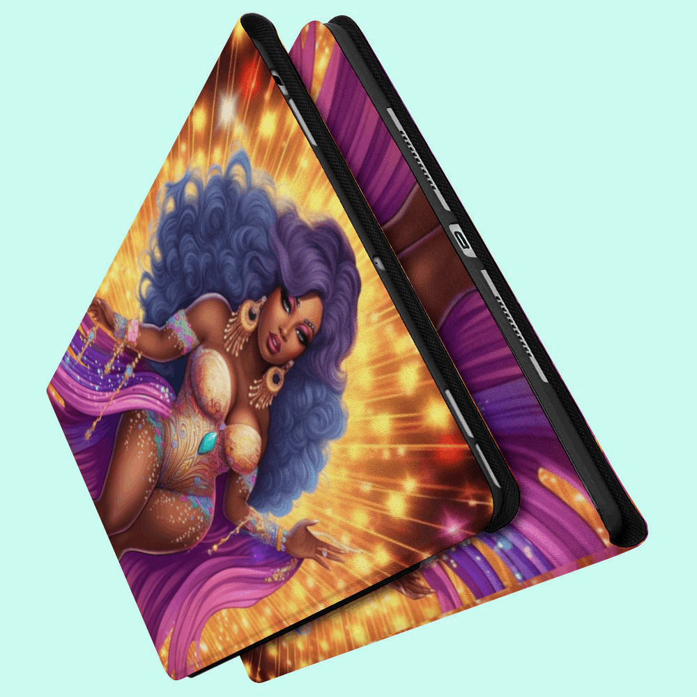 African American Women IPad Case with Apple Pencil Holder for iPad 2020 iPad Pro 2020/2021 and iPad 2020 Air4