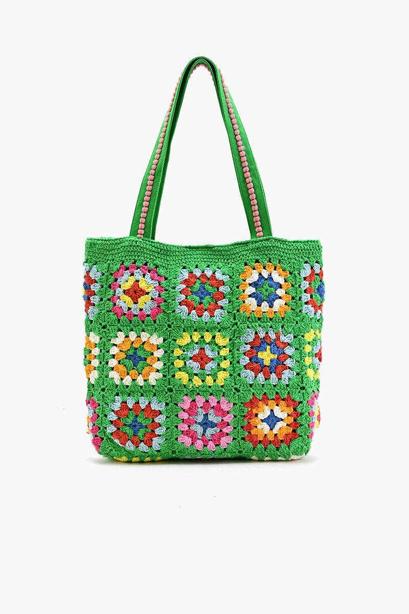 Rooted Radiance Crochet Tote- Sustainable Fashion