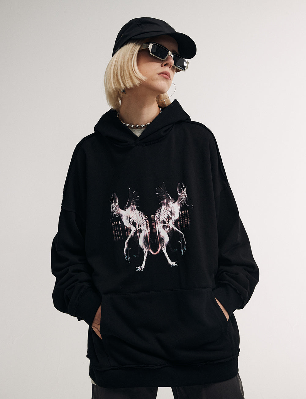 Flying Devil Cats Hoodie - Concordia Style Boutique