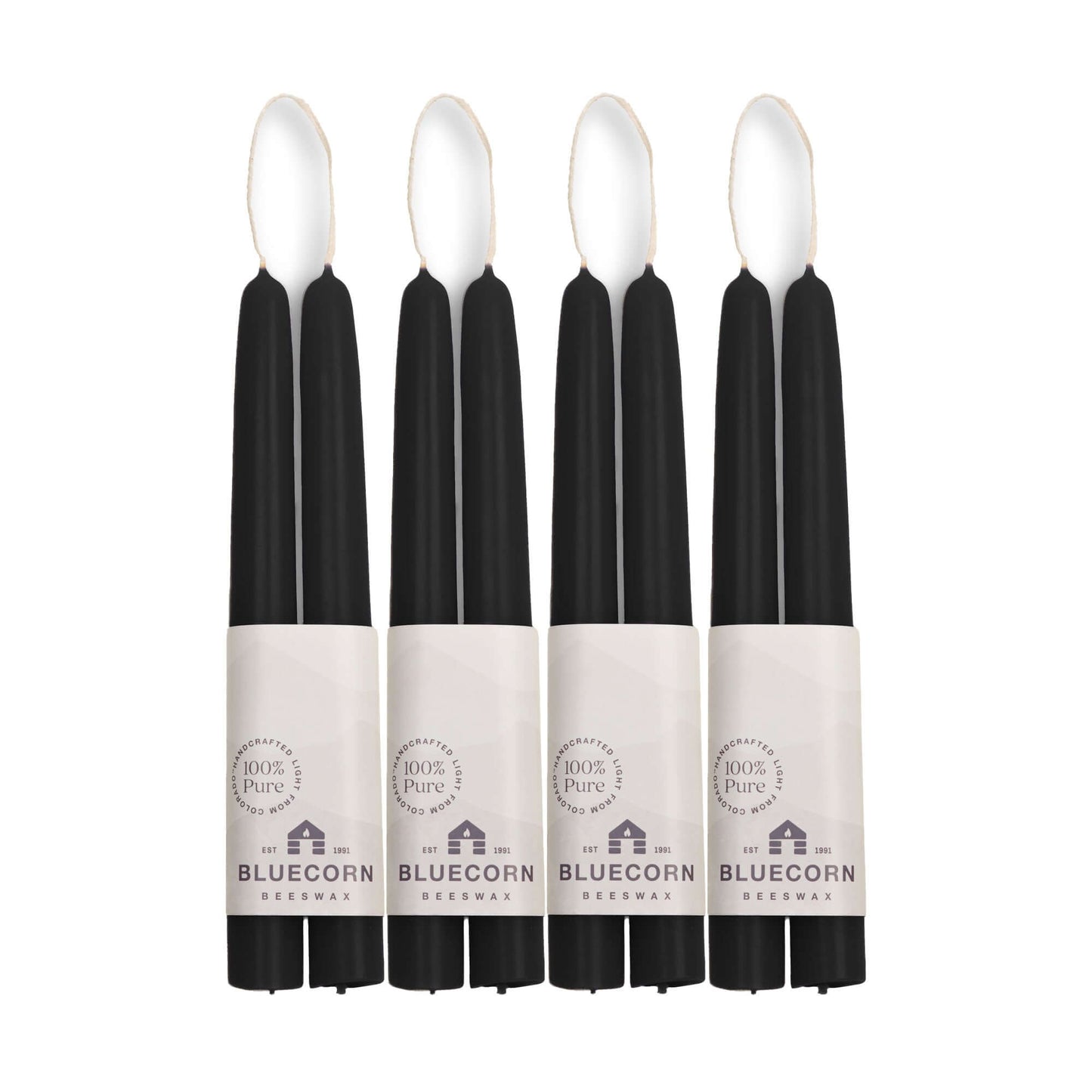 Hand-Dipped Beeswax Taper Candles - Bulk 4-Pair Bundle - Concordia Style Boutique