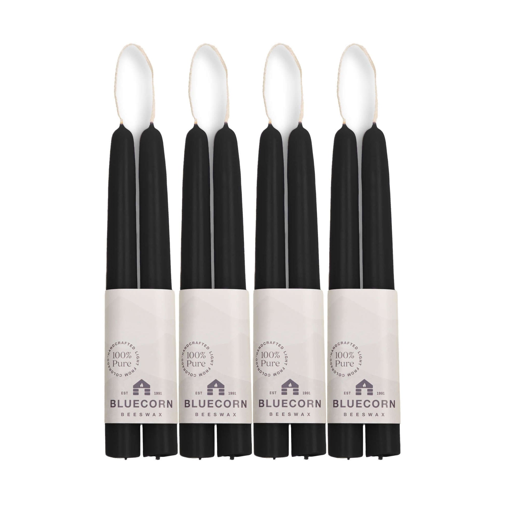 Hand-Dipped Beeswax Taper Candles - Bulk 4-Pair Bundle - Concordia Style Boutique