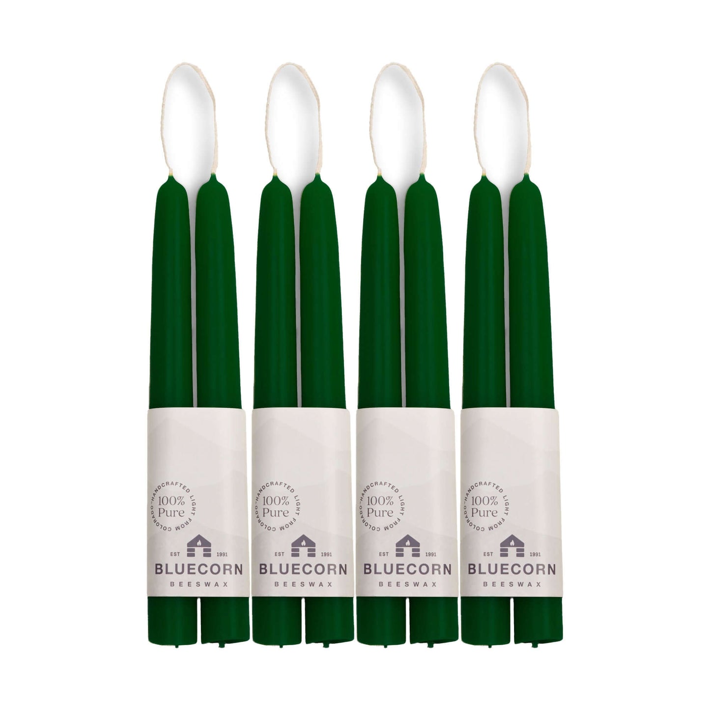 Hand-Dipped Beeswax Taper Candles - Bulk 4-Pair Bundle - Concordia Style Boutique