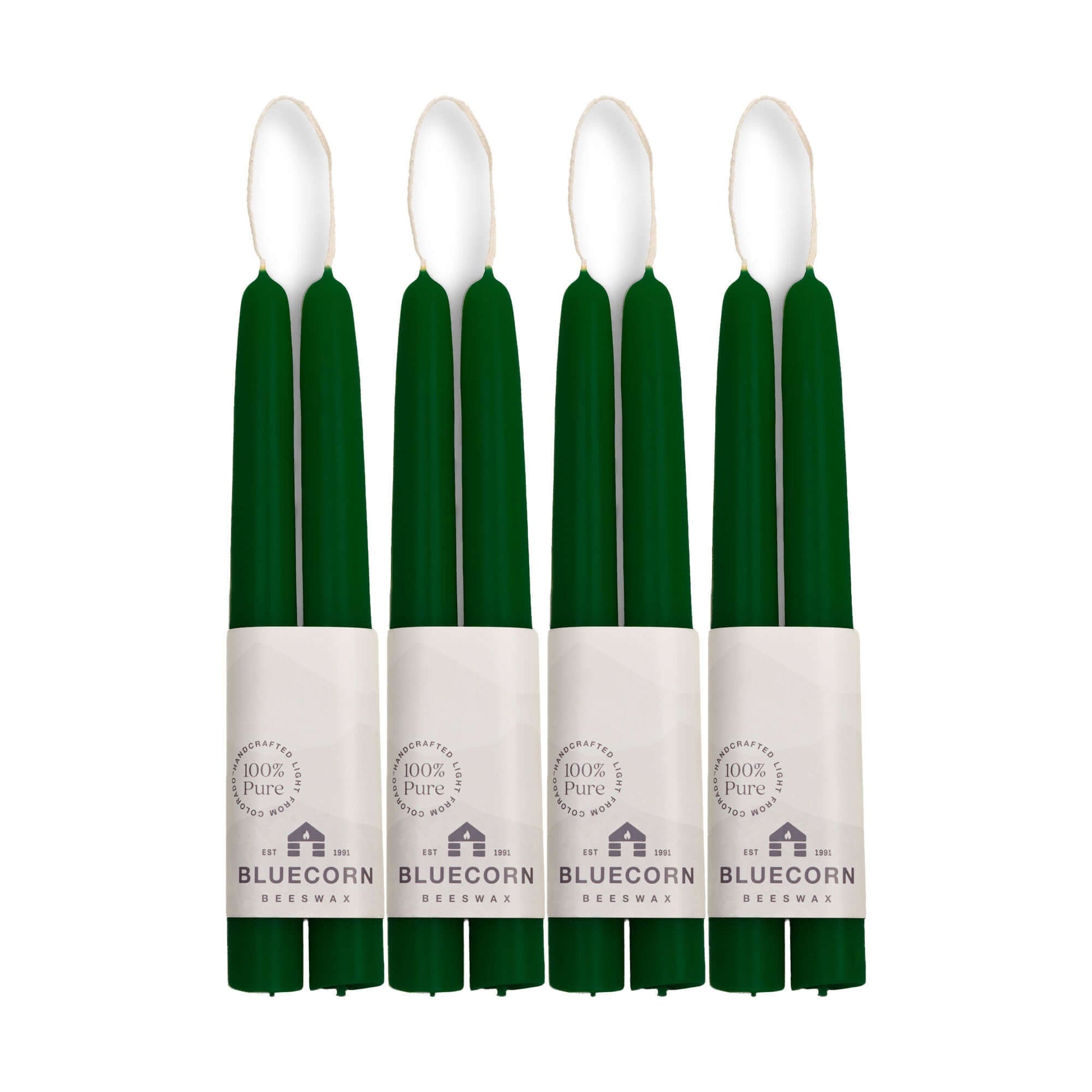 Hand-Dipped Beeswax Taper Candles - Bulk 4-Pair Bundle - Concordia Style Boutique