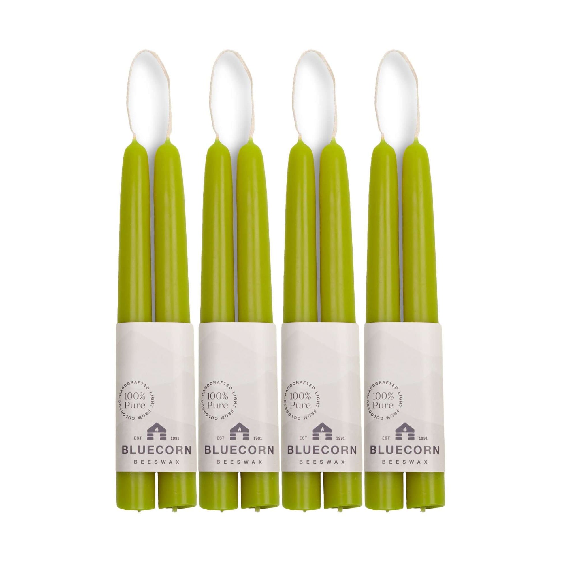 Hand-Dipped Beeswax Taper Candles - Bulk 4-Pair Bundle - Concordia Style Boutique