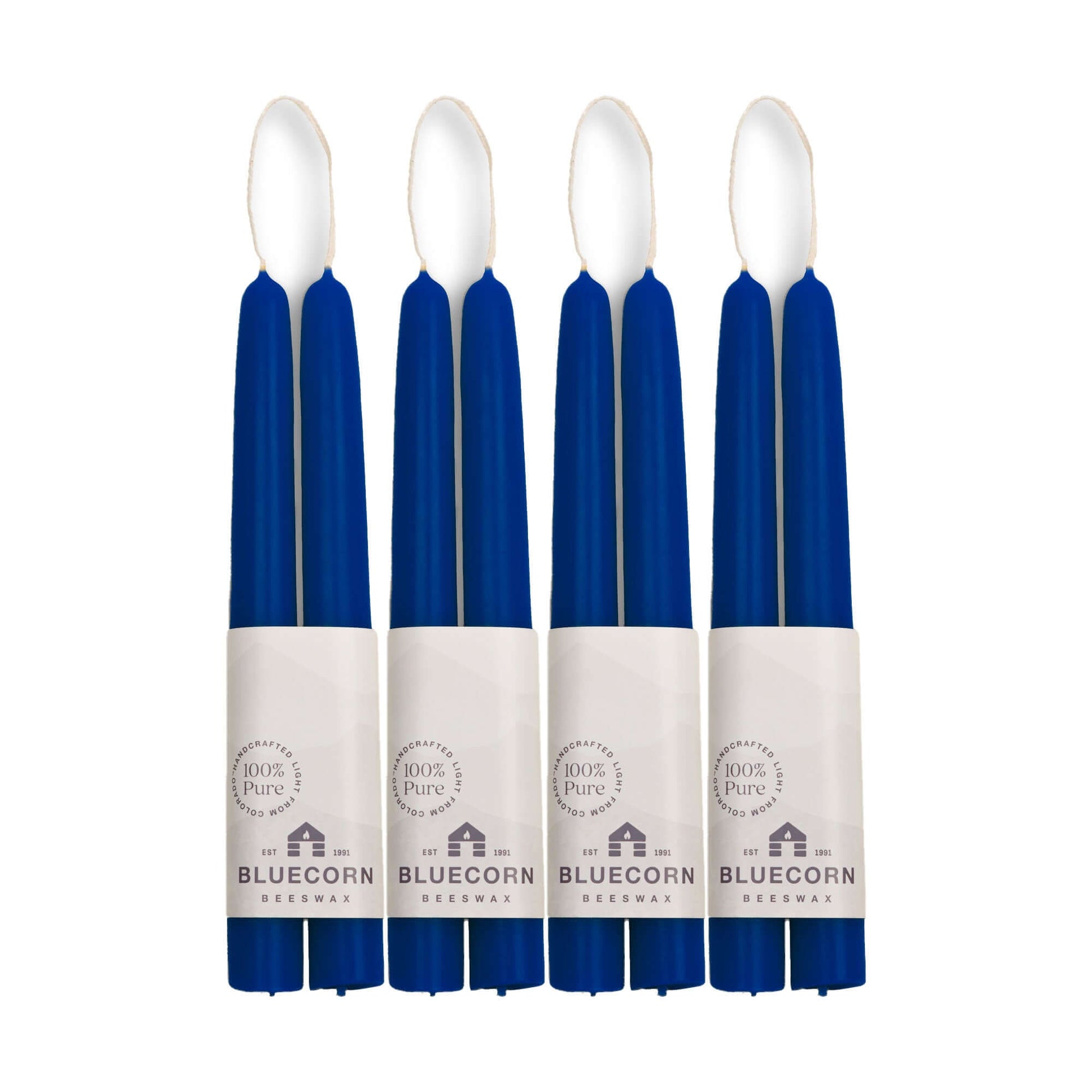 Hand-Dipped Beeswax Taper Candles - Bulk 4-Pair Bundle - Concordia Style Boutique