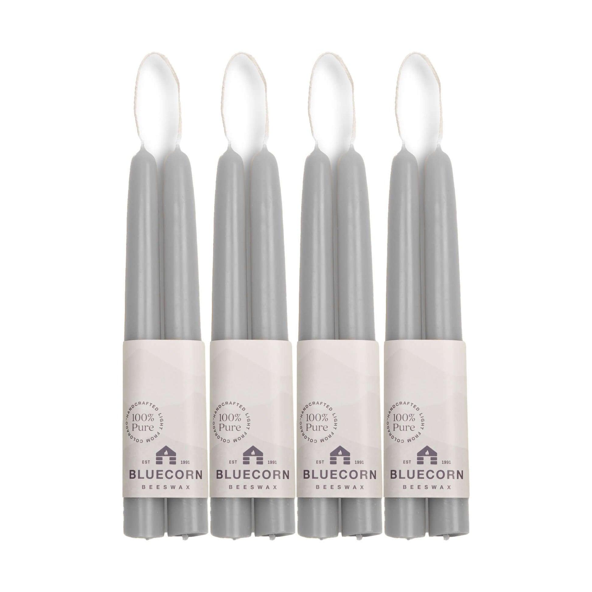 Hand-Dipped Beeswax Taper Candles - Bulk 4-Pair Bundle - Concordia Style Boutique