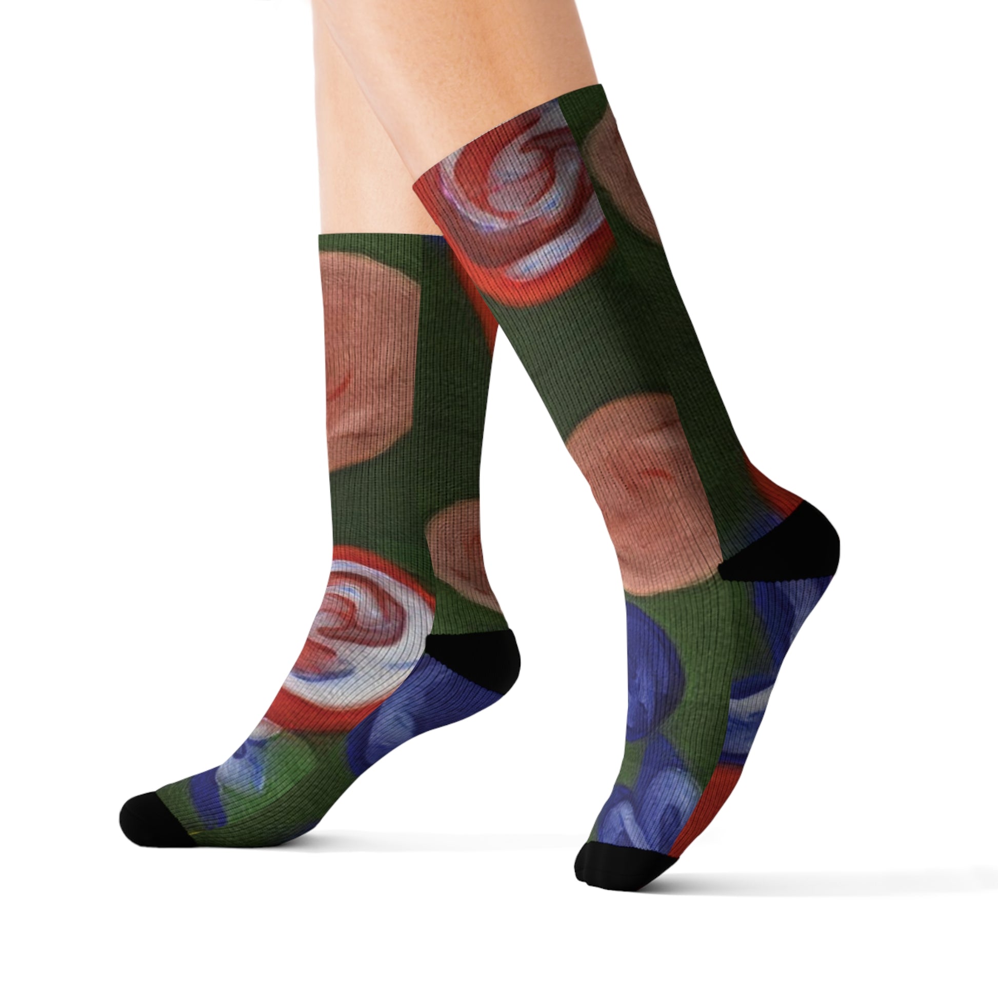 Sublimation Socks - "Blobs" - Premium socks from Concordia Style Boutique - Just $16.10! Shop now at Concordia Style Boutique