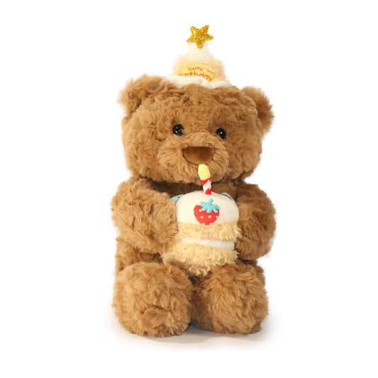 9-inch Beary Thoughtful Cupcake Bear with Birthday Cake
