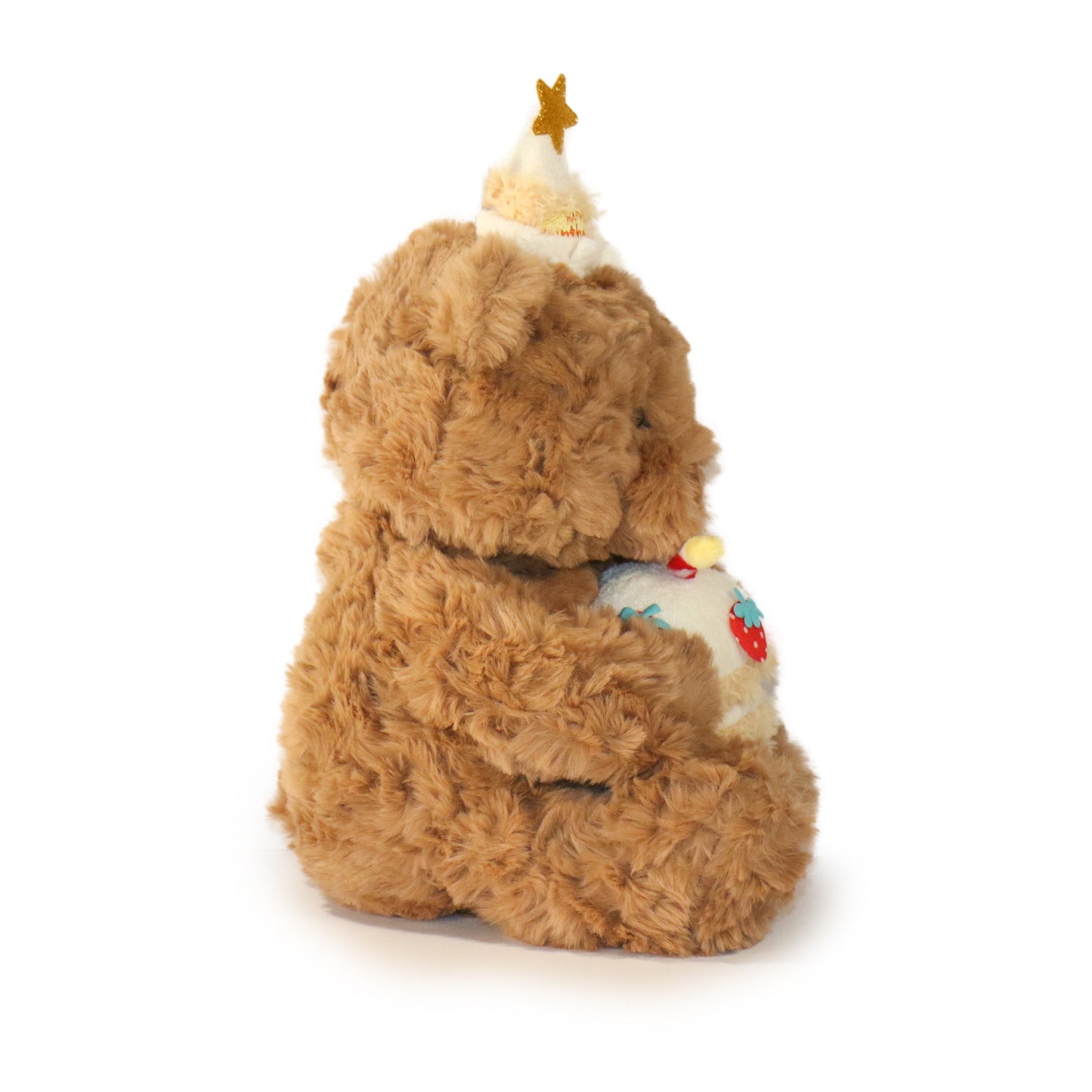 9-inch Brown Cupcake Bear with Birthday Cake