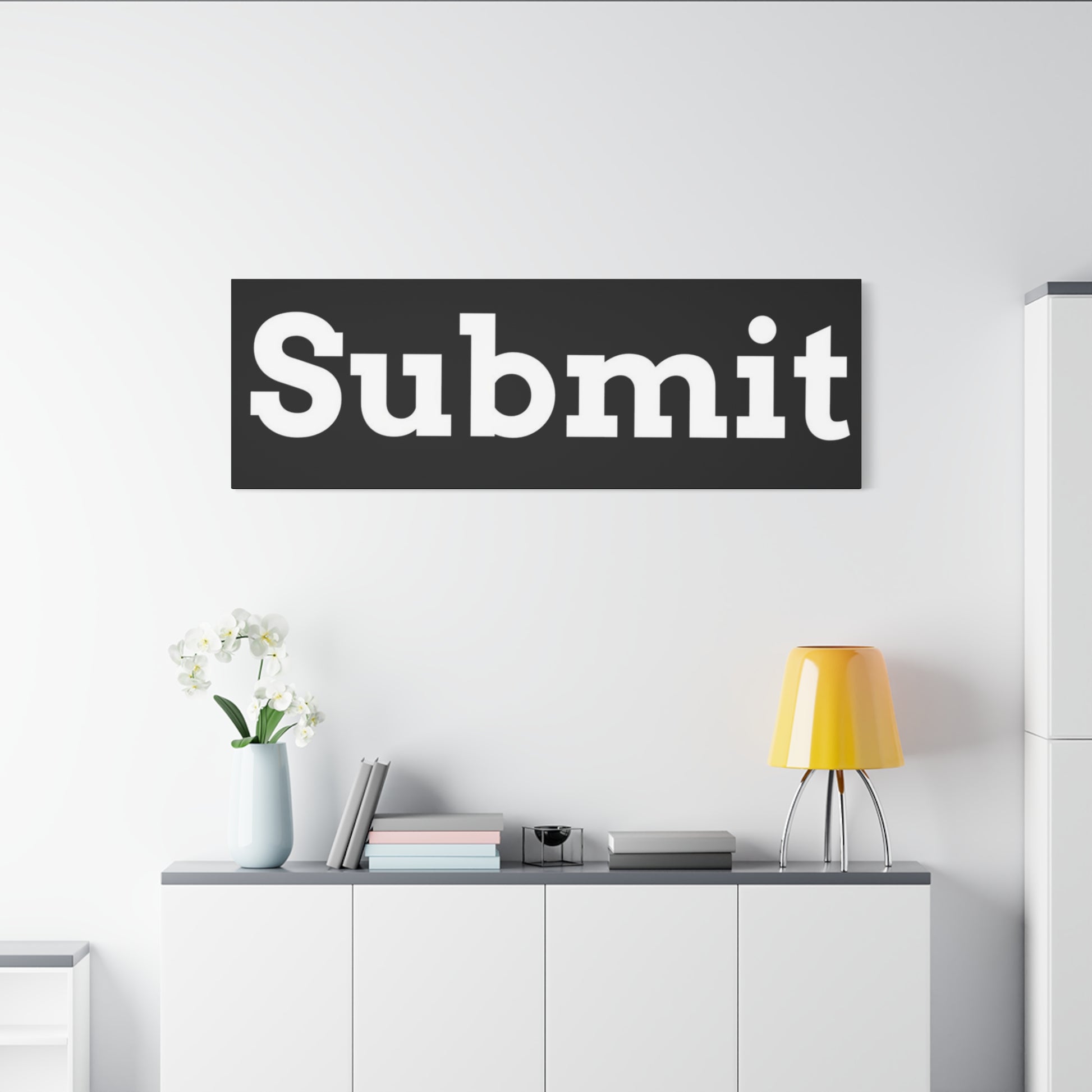 Classic Canvas - "Submit"" - Premium Canvas from Concordia Style Boutique - Just $26.40! Shop now at Concordia Style Boutique