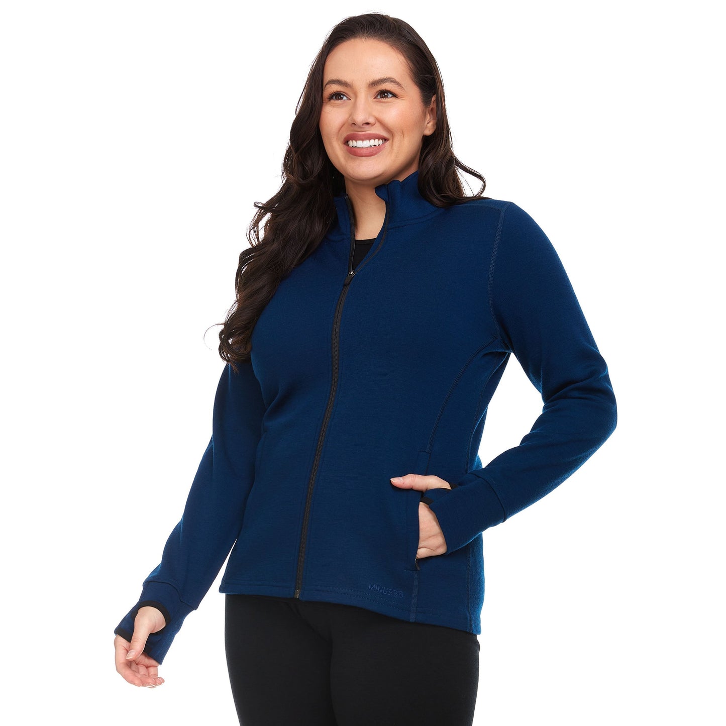 Heavyweight - Women's Wool Full Zip Wilderness - Concordia Style Boutique