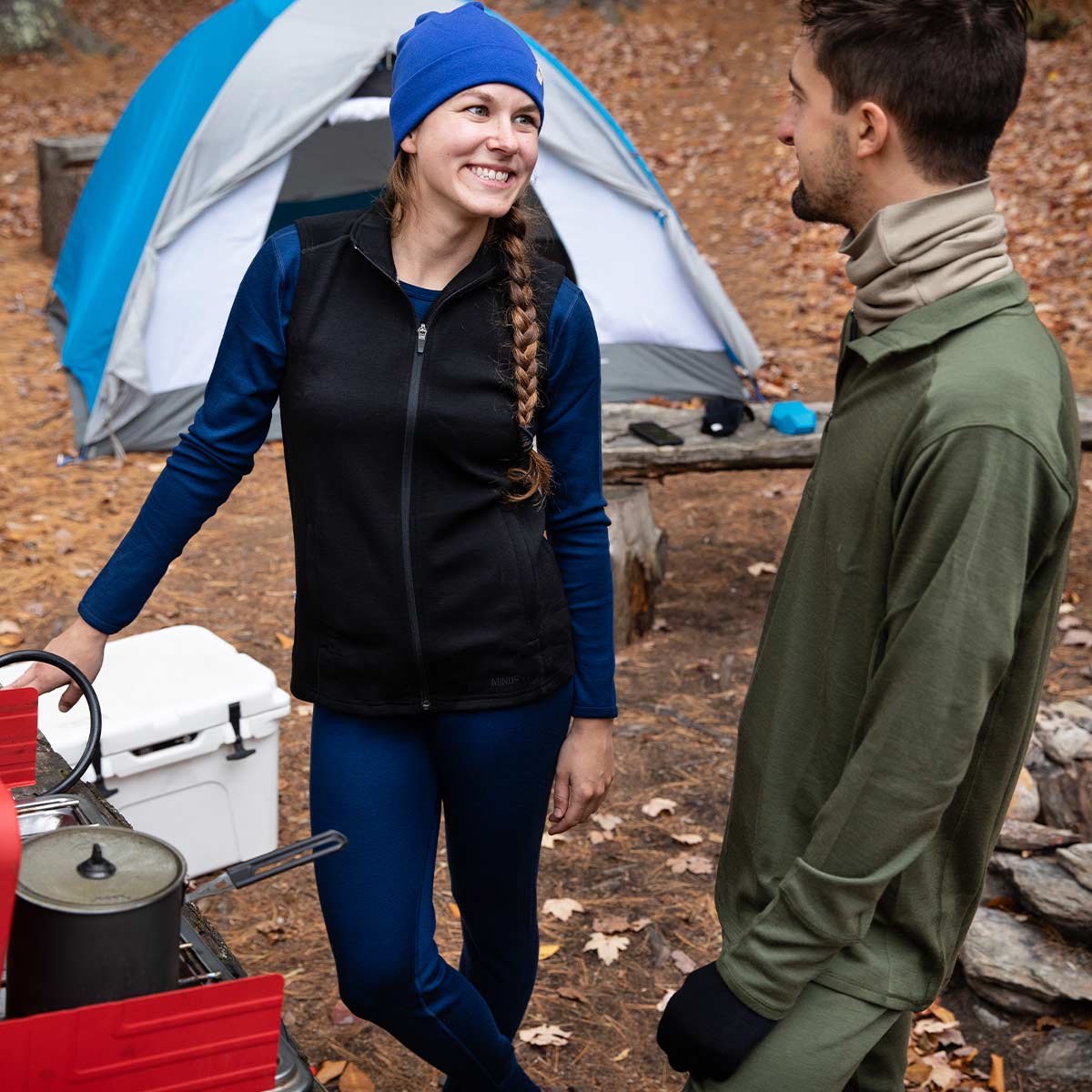 Heavyweight - Women's Wool Vest Wilderness - Concordia Style Boutique